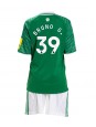 Newcastle United Bruno Guimaraes #39 Replika Borta Kläder Barn 2025-26 Kortärmad (+ byxor)